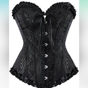 Sexy lace up corset top
